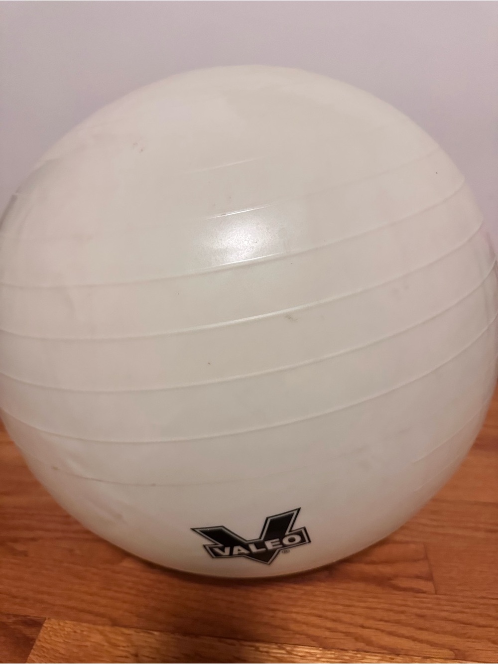 Valeo Burst Resistant Body Ball 55cm/22inch Exercise Ball White stability & comf